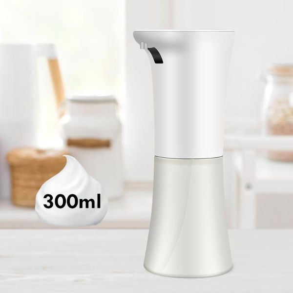 300ml liquid soap dispenser automatic induction foam soap dispenser sanitizer shampoo detergent for bathroom kitchen
300ml liquid soap dispenser automatic induction foam soap dispenser sanitizer shampoo detergent for bathroom kitchen