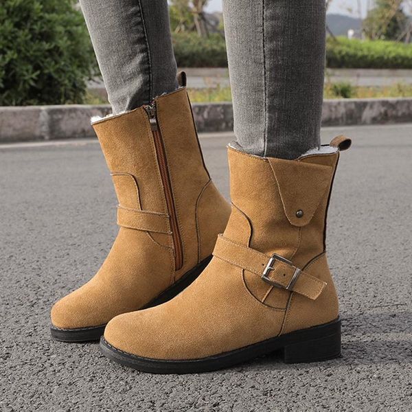 boots size 35-43 plus faux suede ankle women snow shoes buckle motorcyle plush warm botas mujer low heel 2021 winter, Black
boots size 35-43 plus faux suede ankle women snow shoes buckle motorcyle plush warm botas mujer low heel 2021 winter, Black