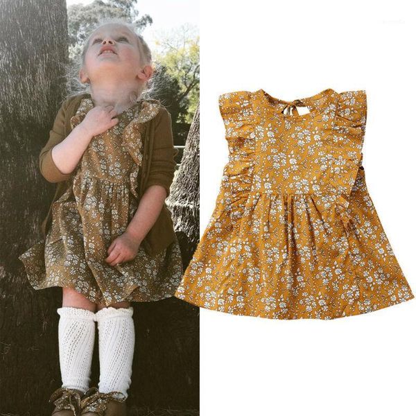 toddler kids baby girls sleeveless floral dress princess dresses clothes casual1, Red;yellow
toddler kids baby girls sleeveless floral dress princess dresses clothes casual1, Red;yellow