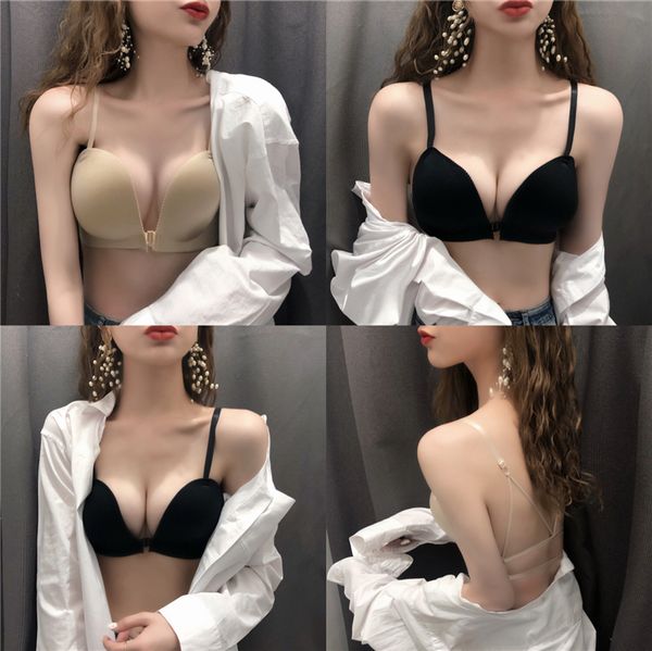 pregnant women's back underwear front open button postpartum breast-feeding bra gathered to prevent sagging, White
pregnant women's back underwear front open button postpartum breast-feeding bra gathered to prevent sagging, White