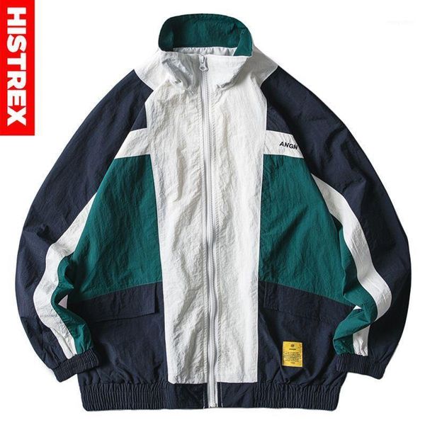 2020 men jacket windbreaker retro streetwear hip hop jacket coat color block patchwork harajuku track zip autumn casual1, Black;brown
2020 men jacket windbreaker retro streetwear hip hop jacket coat color block patchwork harajuku track zip autumn casual1, Black;brown