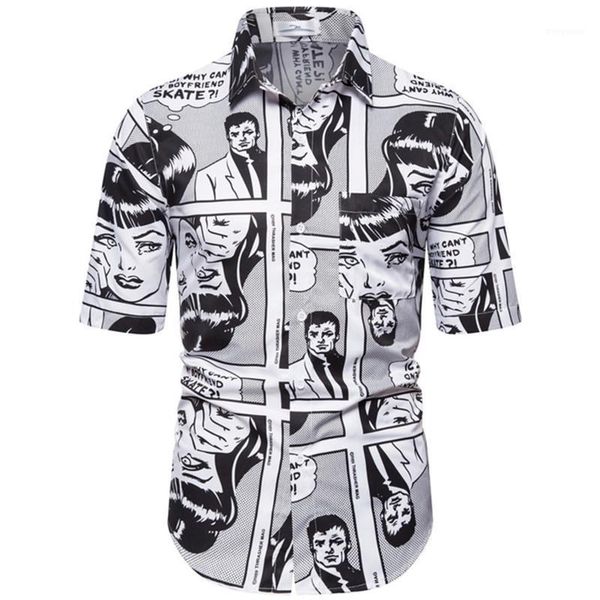 2020 summer fashion new men's casual boutique beach short sleeve shirt / men's hawaiian beach holiday flower floral shirt1, White;black
2020 summer fashion new men's casual boutique beach short sleeve shirt / men's hawaiian beach holiday flower floral shirt1, White;black