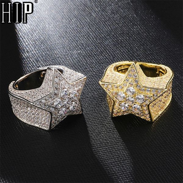 hip hop full cz cubic zircon charm iced out bling tready star copper zircon ring for men women jewelry gold 201218, Silver
hip hop full cz cubic zircon charm iced out bling tready star copper zircon ring for men women jewelry gold 201218, Silver