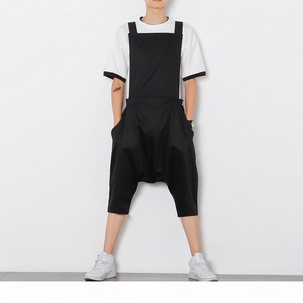 bib overalls men summer jumpsuit mens rompers stylist jumpsuit hip hop harem pants men work clothes casual suits, Black
bib overalls men summer jumpsuit mens rompers stylist jumpsuit hip hop harem pants men work clothes casual suits, Black