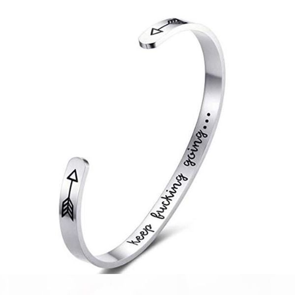 inspirational keep fucking going cuff bracelets bangles motivational friend encouragement jewelry for men women gift, Black
inspirational keep fucking going cuff bracelets bangles motivational friend encouragement jewelry for men women gift, Black