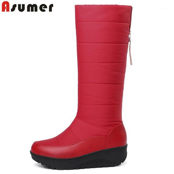 boots asumer 2021 platform snow keep warm waterproof knee high women round toe winter down thick fur lady shoes1, Black
boots asumer 2021 platform snow keep warm waterproof knee high women round toe winter down thick fur lady shoes1, Black