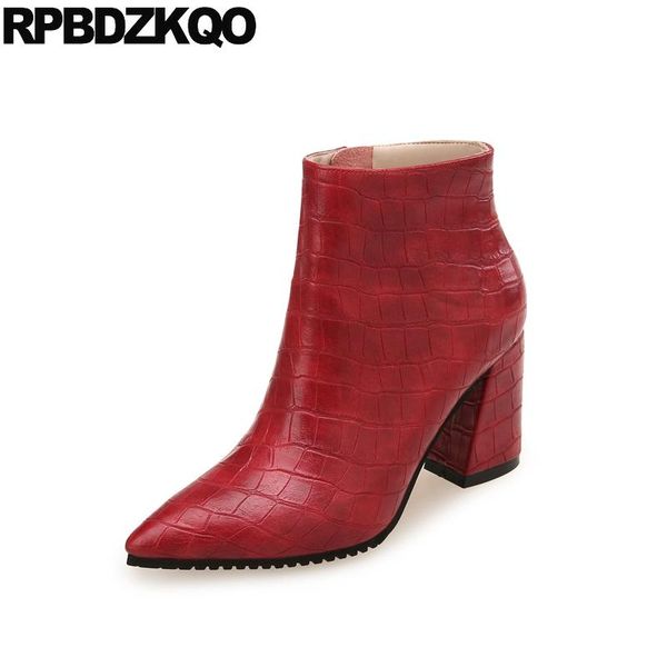 boots ankle autumn shoes women chunky 10 red big size high heel pointed toe snake block snakeskin fashion booties, Black
boots ankle autumn shoes women chunky 10 red big size high heel pointed toe snake block snakeskin fashion booties, Black