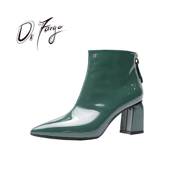 drfargo women ankle boots patent leather winter autumn warm .5cm block high heel back zip black boot pointed toe dress shoes
drfargo women ankle boots patent leather winter autumn warm .5cm block high heel back zip black boot pointed toe dress shoes