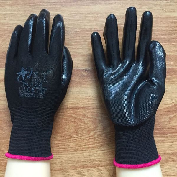 star n528 black gray male nitrile waterproof wear thickened durable and oil resistant labor protection gloves
star n528 black gray male nitrile waterproof wear thickened durable and oil resistant labor protection gloves