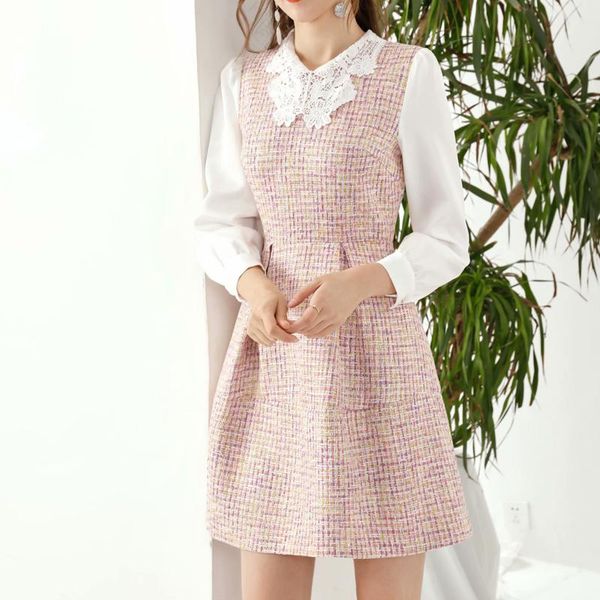 casual dresses autumn water-soluble flower hollow woolen long-sleeved slim temperament pleated dress women's clothing high quality, Black;gray
casual dresses autumn water-soluble flower hollow woolen long-sleeved slim temperament pleated dress women's clothing high quality, Black;gray