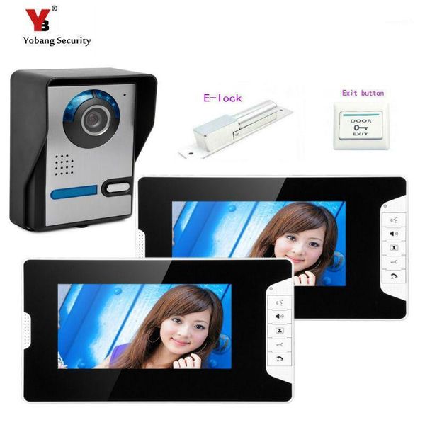 yobang security home interface hands-7 inch color video door phone with night version ir camera video door+electric lock1
yobang security home interface hands-7 inch color video door phone with night version ir camera video door+electric lock1