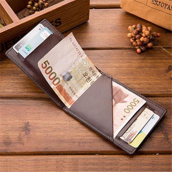 minimalist men short wallet bag leather portfolio wallet purse male slim billetera portemonnee small money clip, Red;black
minimalist men short wallet bag leather portfolio wallet purse male slim billetera portemonnee small money clip, Red;black