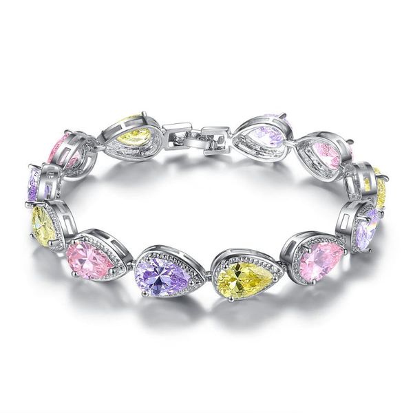 charm bracelets wholesale price drop angel tear women bracelet jewelry charms synthetic cz chain for girls give gift, Golden;silver
charm bracelets wholesale price drop angel tear women bracelet jewelry charms synthetic cz chain for girls give gift, Golden;silver