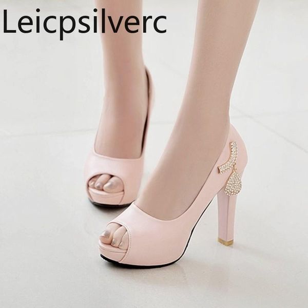 women's sandals summer new style fashion crystal fish mouth open toe thick heel high heel women's shoe plus size 33-43, Black
women's sandals summer new style fashion crystal fish mouth open toe thick heel high heel women's shoe plus size 33-43, Black
