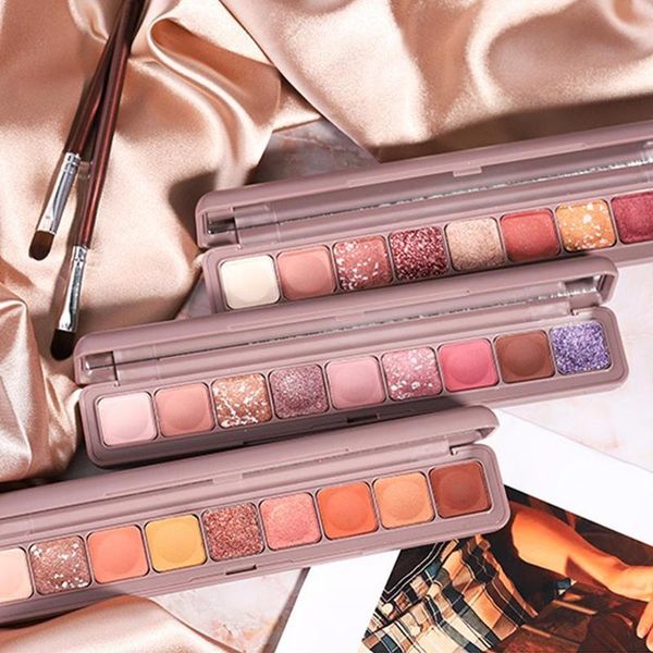 eye shadow palette 9 colors portable lightweight pearlescent shimmer pigmentation powder beauty makeup cosmetics
eye shadow palette 9 colors portable lightweight pearlescent shimmer pigmentation powder beauty makeup cosmetics