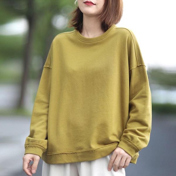 women's t-shirt 2021 autumn korean loose casual o-neck long sleeve cotton plus size simple comfortable all-match women top, White
women's t-shirt 2021 autumn korean loose casual o-neck long sleeve cotton plus size simple comfortable all-match women top, White