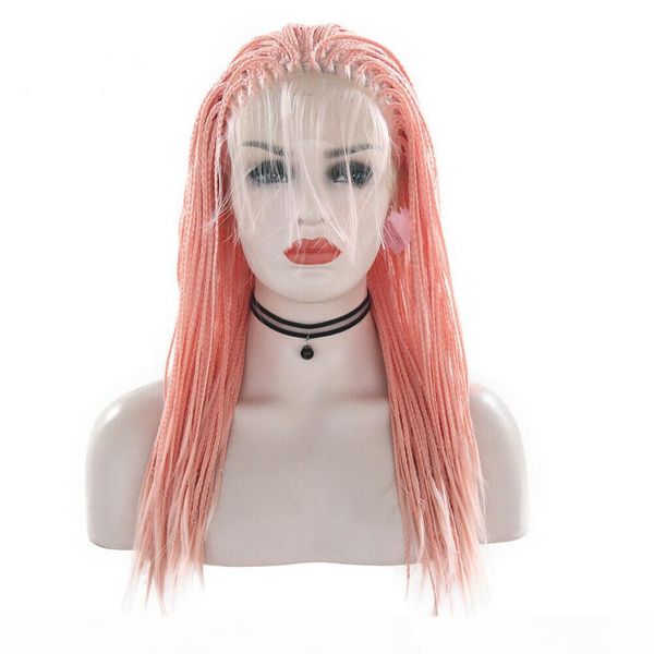 orange pink synthetic lace front wigs box braided wigs cospaly party straight full hand tied heat resistant fiber hair wig with baby hair, Black
orange pink synthetic lace front wigs box braided wigs cospaly party straight full hand tied heat resistant fiber hair wig with baby hair, Black