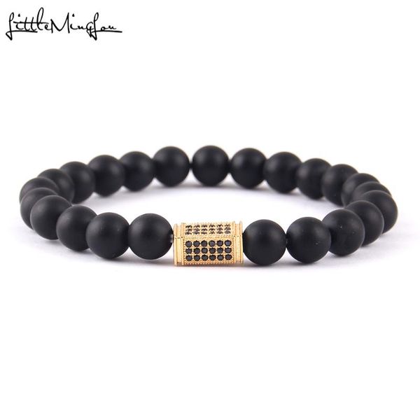 charm bracelets little minglou 2021 luxury men bracelet pave cz column natural stone bead & bangles for jewelry, Golden;silver
charm bracelets little minglou 2021 luxury men bracelet pave cz column natural stone bead & bangles for jewelry, Golden;silver