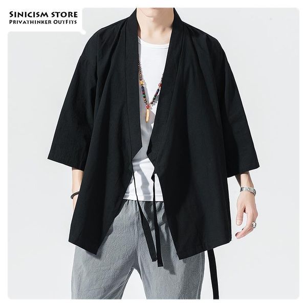 sinicism store men chinese style oversize vintage jackets 2020 mens open stitch kimono jacket clothes male autumn black coat1, Black;brown
sinicism store men chinese style oversize vintage jackets 2020 mens open stitch kimono jacket clothes male autumn black coat1, Black;brown