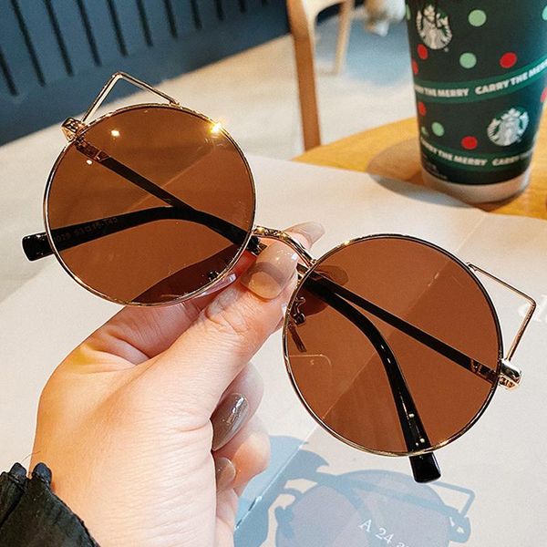 sunglasses unique cute cat eye round for women vintage alloy gradient brown pink sun glasses female elegant hollow eyewear, White;black
sunglasses unique cute cat eye round for women vintage alloy gradient brown pink sun glasses female elegant hollow eyewear, White;black