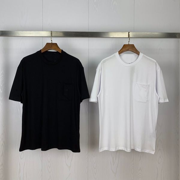 designer mens casual t shirts spring new chest patch patch casual short sleeve couple the same style, White;black
designer mens casual t shirts spring new chest patch patch casual short sleeve couple the same style, White;black