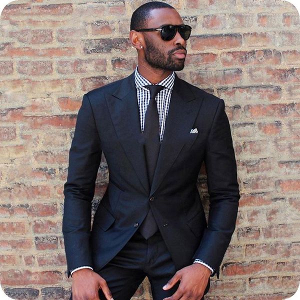 men's suits & blazers peaked lapel slim fit groom tuxedo custom made navy blue men suit wedding man blazer jacket pants 2piece costume, White;black
men's suits & blazers peaked lapel slim fit groom tuxedo custom made navy blue men suit wedding man blazer jacket pants 2piece costume, White;black