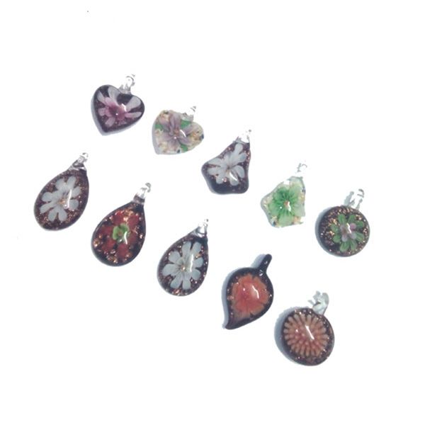 pendants 10pcs/lot mix styles multicolor murano lampwork glass for diy craft fashion jewelry gfit pg17
pendants 10pcs/lot mix styles multicolor murano lampwork glass for diy craft fashion jewelry gfit pg17