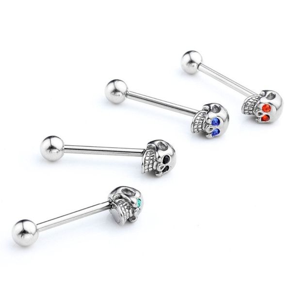 modrsa 1 шт. панк-череп, пирсинг языка из нержавеющей стали из нержавеющей стали кристалл языка кольца штанжер ухо траг перегородки пирсинг, Silver
modrsa 1 шт. панк-череп, пирсинг языка из нержавеющей стали из нержавеющей стали кристалл языка кольца штанжер ухо траг перегородки пирсинг, Silver