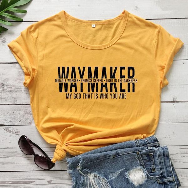 waymaker my god christian religion pure cotton casual t shirt quote christian bible baptism girl gift tees young gift top, White
waymaker my god christian religion pure cotton casual t shirt quote christian bible baptism girl gift tees young gift top, White