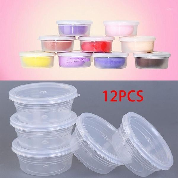 new 12 pc storage containers foam ball storage cups containers with lids 6.8 cm * 5.5cm *2.8cm1