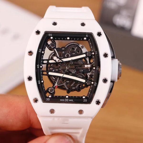 high version rm 61-01 yohan blake tzp-n ceramics case japan miyota automatic skeleton dial rm61-01 mens watch rubber sport designer watches, Slivery;brown
high version rm 61-01 yohan blake tzp-n ceramics case japan miyota automatic skeleton dial rm61-01 mens watch rubber sport designer watches, Slivery;brown