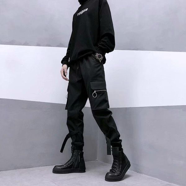 2021 streetwear men's cool pants pocket loose men hiphop new fashion joggers pants trousers men hombre male casual fashion cargo, Black
2021 streetwear men's cool pants pocket loose men hiphop new fashion joggers pants trousers men hombre male casual fashion cargo, Black