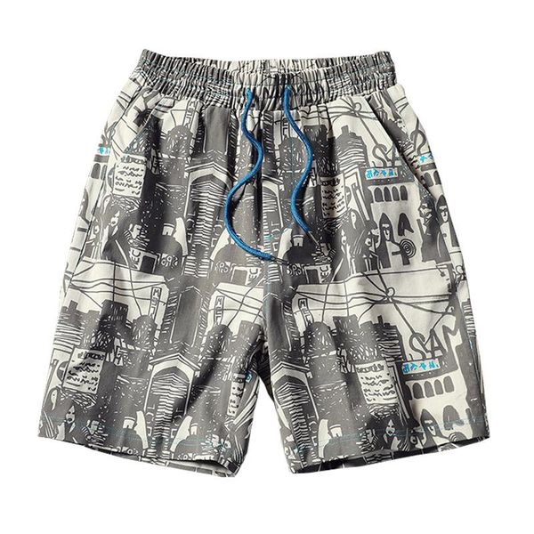 men's shorts 2021 summer casual men drawstring printed streetwear mens cotton lbz110, White;black
men's shorts 2021 summer casual men drawstring printed streetwear mens cotton lbz110, White;black