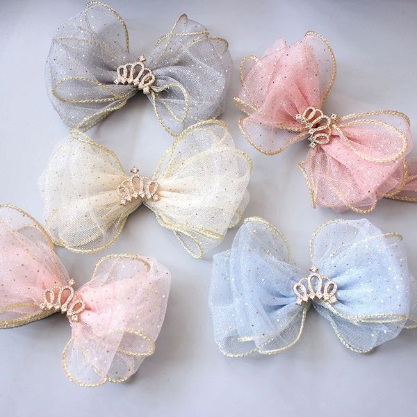 10pcs korean children's new hair girls point mesh crown princess sweet bow hairpin princess girls hair accessories, Slivery;white
10pcs korean children's new hair girls point mesh crown princess sweet bow hairpin princess girls hair accessories, Slivery;white