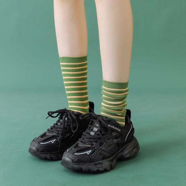socks & hosiery women comfotable fashion elastic casual personality retro crew student solid 2021 autumn cotton striped, Black;white
socks & hosiery women comfotable fashion elastic casual personality retro crew student solid 2021 autumn cotton striped, Black;white