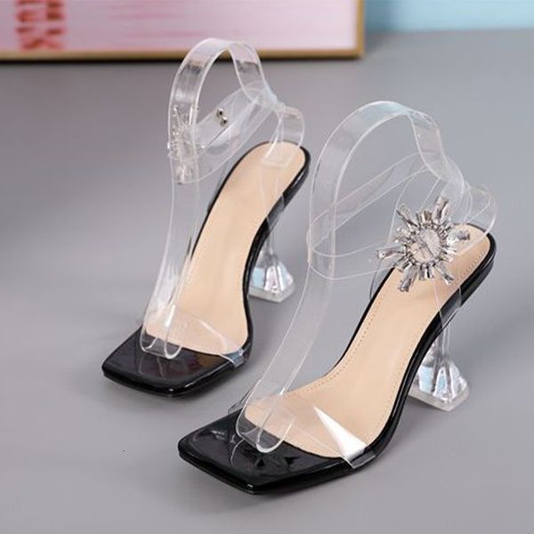 new women sandals high heels summer transparent fashion ladies luxury flower woman shoes 2021 z425, Black
new women sandals high heels summer transparent fashion ladies luxury flower woman shoes 2021 z425, Black