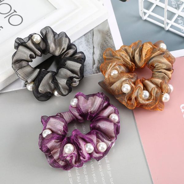 hair accessories haimeikang pearl organza scrunchies ropes women ponytail holder fashion rubber elastic headwear
hair accessories haimeikang pearl organza scrunchies ropes women ponytail holder fashion rubber elastic headwear