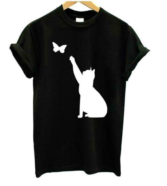 cat catching butterflies print t shirt women short sleeve o neck loose tshirt 2020 summer women tee shirt camisetas mujer, White
cat catching butterflies print t shirt women short sleeve o neck loose tshirt 2020 summer women tee shirt camisetas mujer, White