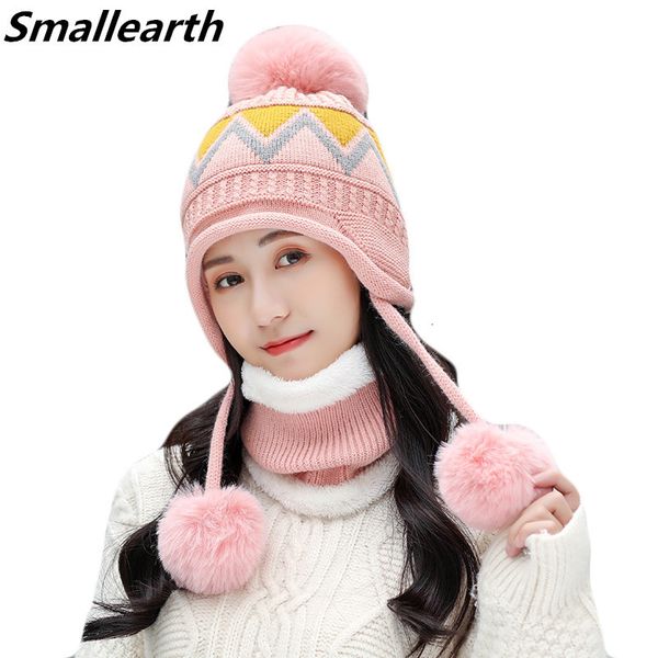 2020 new winter knitted hats scarf set women thick warm plush hat collar female outdoor riding plus velvet scarf beanies sets, Blue;gray
2020 new winter knitted hats scarf set women thick warm plush hat collar female outdoor riding plus velvet scarf beanies sets, Blue;gray