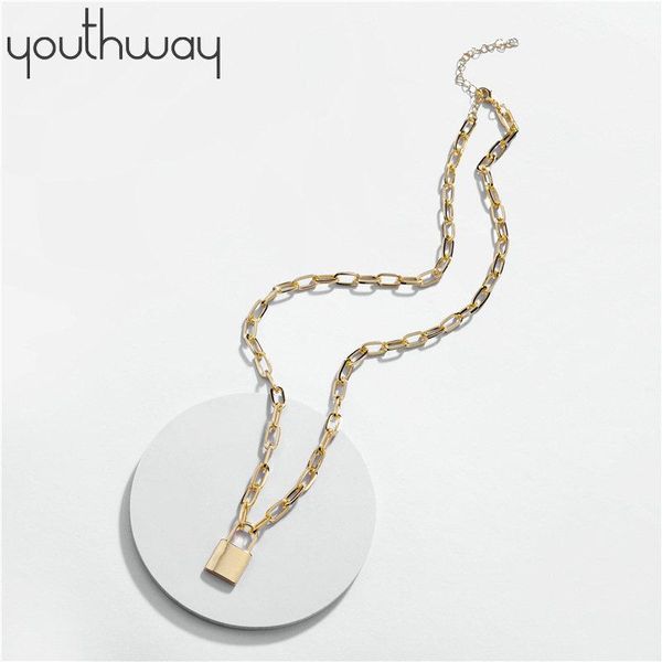 new arrivals lucky lock pendant chain necklace gold color adjustable charm necklace fashion jewelry sweater, Silver
new arrivals lucky lock pendant chain necklace gold color adjustable charm necklace fashion jewelry sweater, Silver