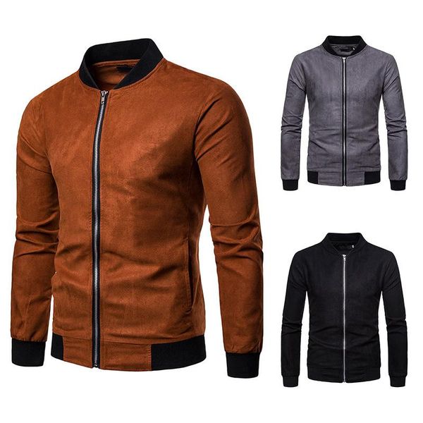 men's jackets casual jacket suede big code inverness slimming long-sleeved zipper, Black;brown
men's jackets casual jacket suede big code inverness slimming long-sleeved zipper, Black;brown