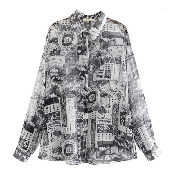 women's blouses & shirts women's 2021 summer wind printed design feels loose long-sleeved shirt niche thin section is prevented ba, White
women's blouses & shirts women's 2021 summer wind printed design feels loose long-sleeved shirt niche thin section is prevented ba, White