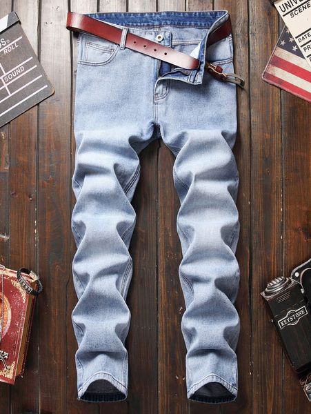 men solid skinny jeans without belt j7tc#, Blue
men solid skinny jeans without belt j7tc#, Blue