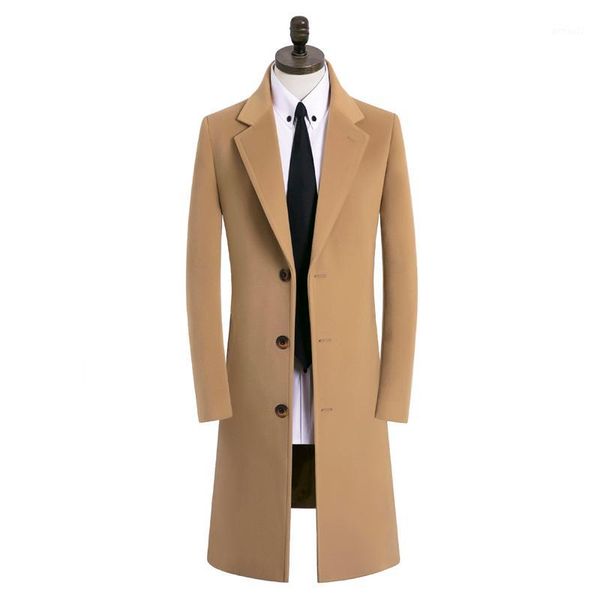 men's wool & blends 2021 winter mens coat business casual solid long outerwear male korean slim fit single breasted plus size s-9xl1, Black
men's wool & blends 2021 winter mens coat business casual solid long outerwear male korean slim fit single breasted plus size s-9xl1, Black