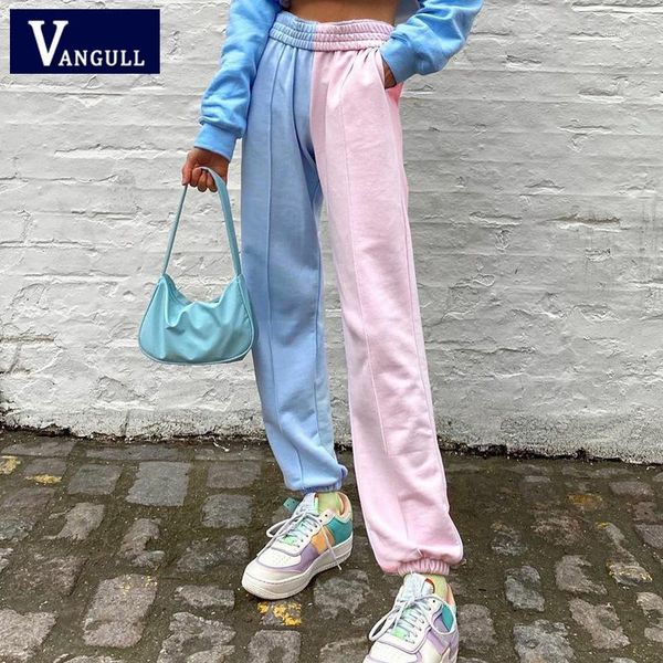 vangull elastic waist patchwork straight women summer 2020 new high waist casual fashion jogger pants streetwear female trousers1, Blue
vangull elastic waist patchwork straight women summer 2020 new high waist casual fashion jogger pants streetwear female trousers1, Blue