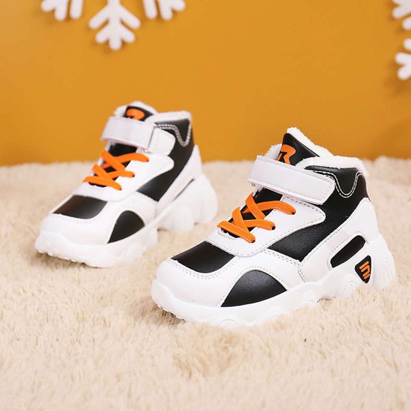 children's 20 winter new leather warm boys' sports velcro casual girls' plush cotton sho, Black;red
children's 20 winter new leather warm boys' sports velcro casual girls' plush cotton sho, Black;red