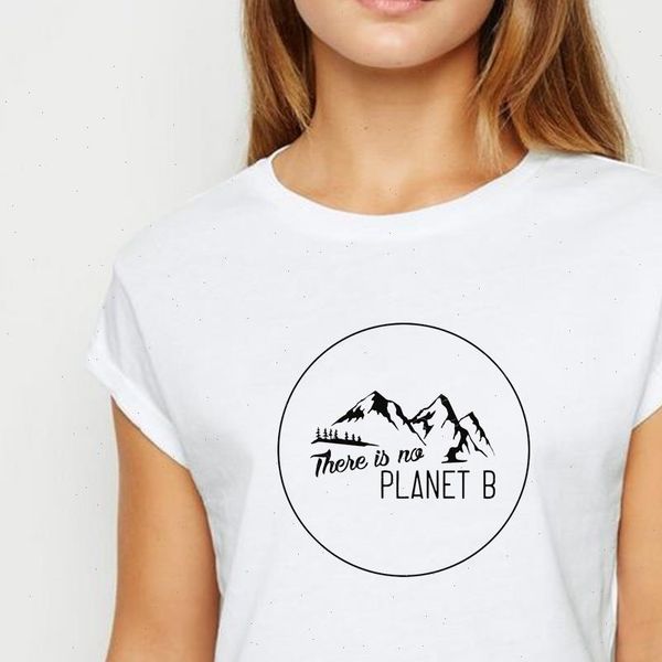 new t shirt female mountain there is no planet b tshirt spring summer tee avant garde versatile round neck t shirts, White
new t shirt female mountain there is no planet b tshirt spring summer tee avant garde versatile round neck t shirts, White