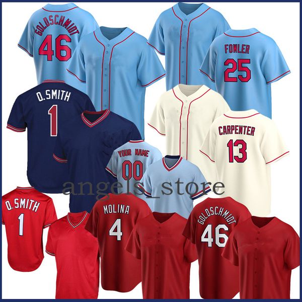 paul 46 goldschmidt baseball jersey yadier 4 molina matt 13 carpenter ozzie 1 smith harrison 48 bader stan 6 musial paul 12 dejong fowler, Blue;black
paul 46 goldschmidt baseball jersey yadier 4 molina matt 13 carpenter ozzie 1 smith harrison 48 bader stan 6 musial paul 12 dejong fowler, Blue;black