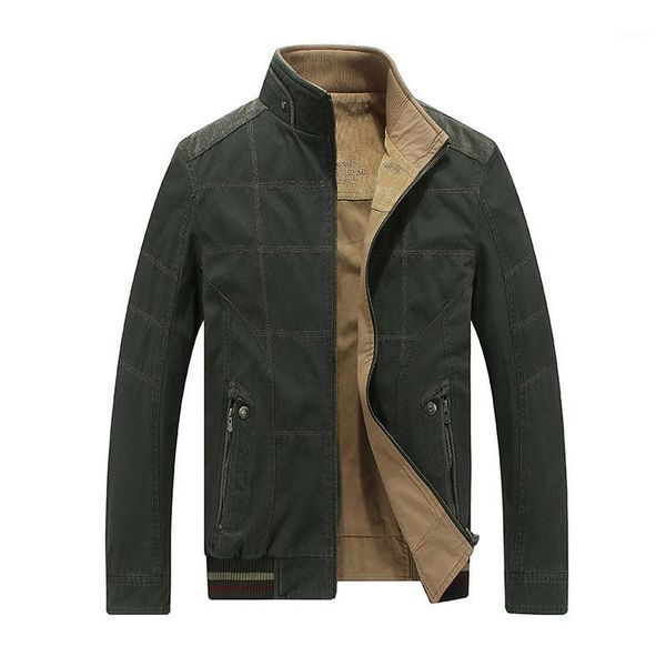 new autumn and winter men's stand collar washed cotton reversible flight jackets casual full zip bomber jackets1, Black;brown
new autumn and winter men's stand collar washed cotton reversible flight jackets casual full zip bomber jackets1, Black;brown