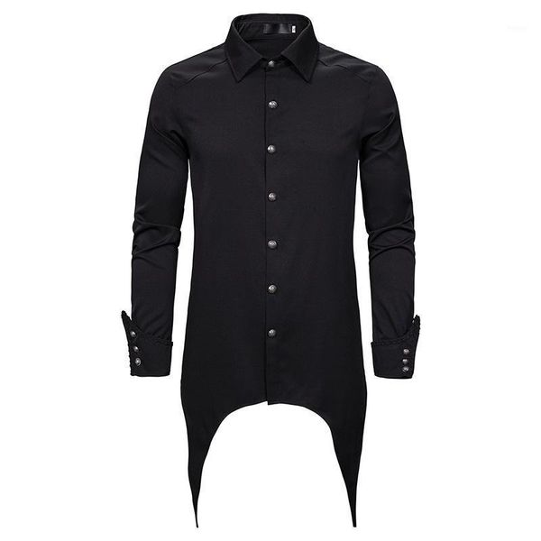 mens gothic steampunk black long sleeve shirt men single breasted men punk rock stage medieval cosplay costume chemise homme1, White;black
mens gothic steampunk black long sleeve shirt men single breasted men punk rock stage medieval cosplay costume chemise homme1, White;black